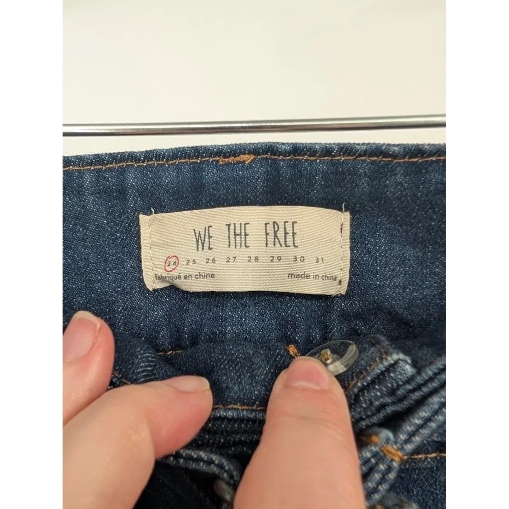 We‎ the Free Wide Leg Denim Jeans high rise Women's 24